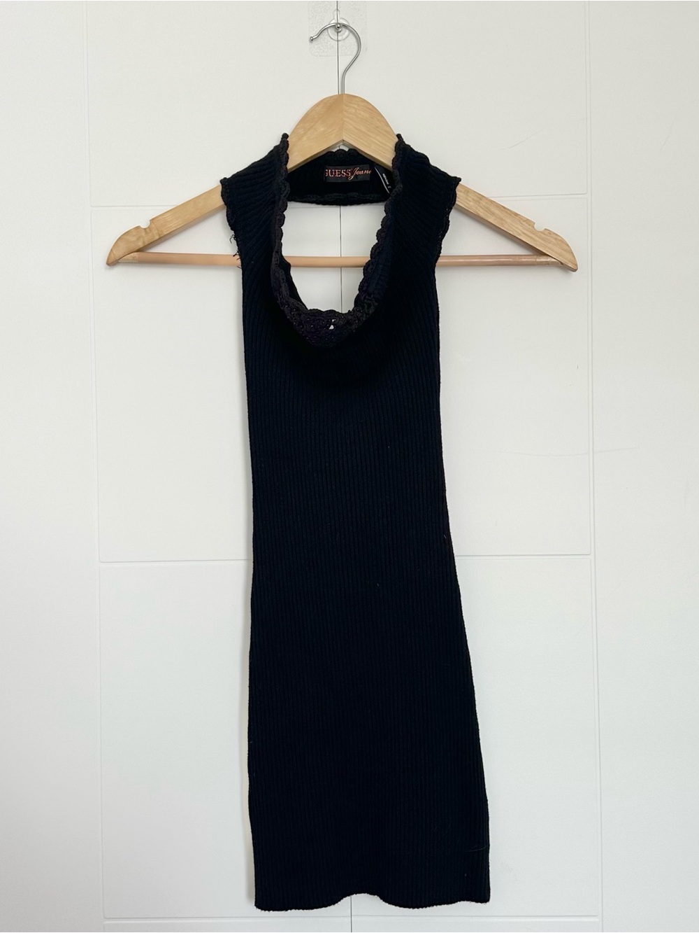 Vintage 2000s Guess halter mini dress - Picture 4 of 8